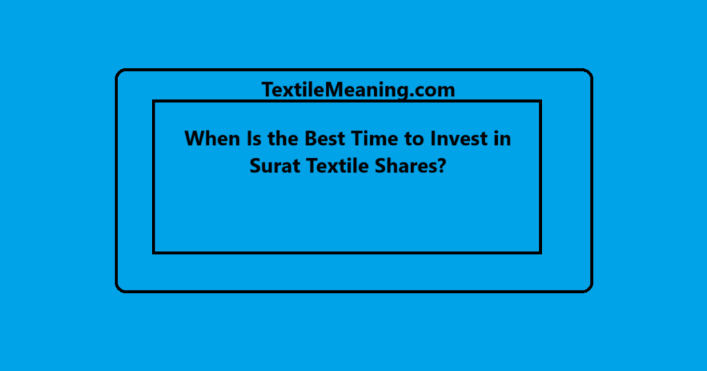 image is about the Surat textiles shares